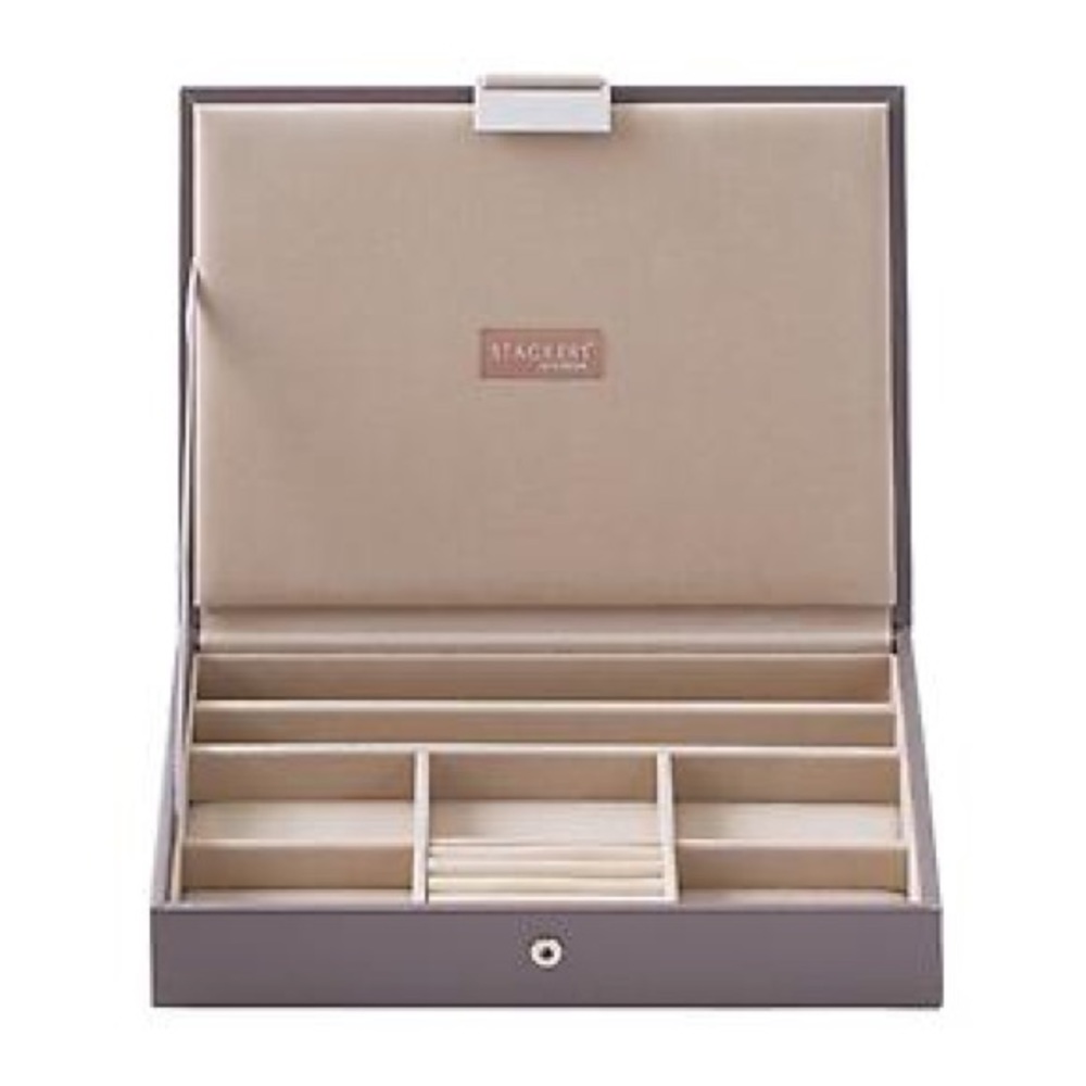 Container store jewelry box stacker